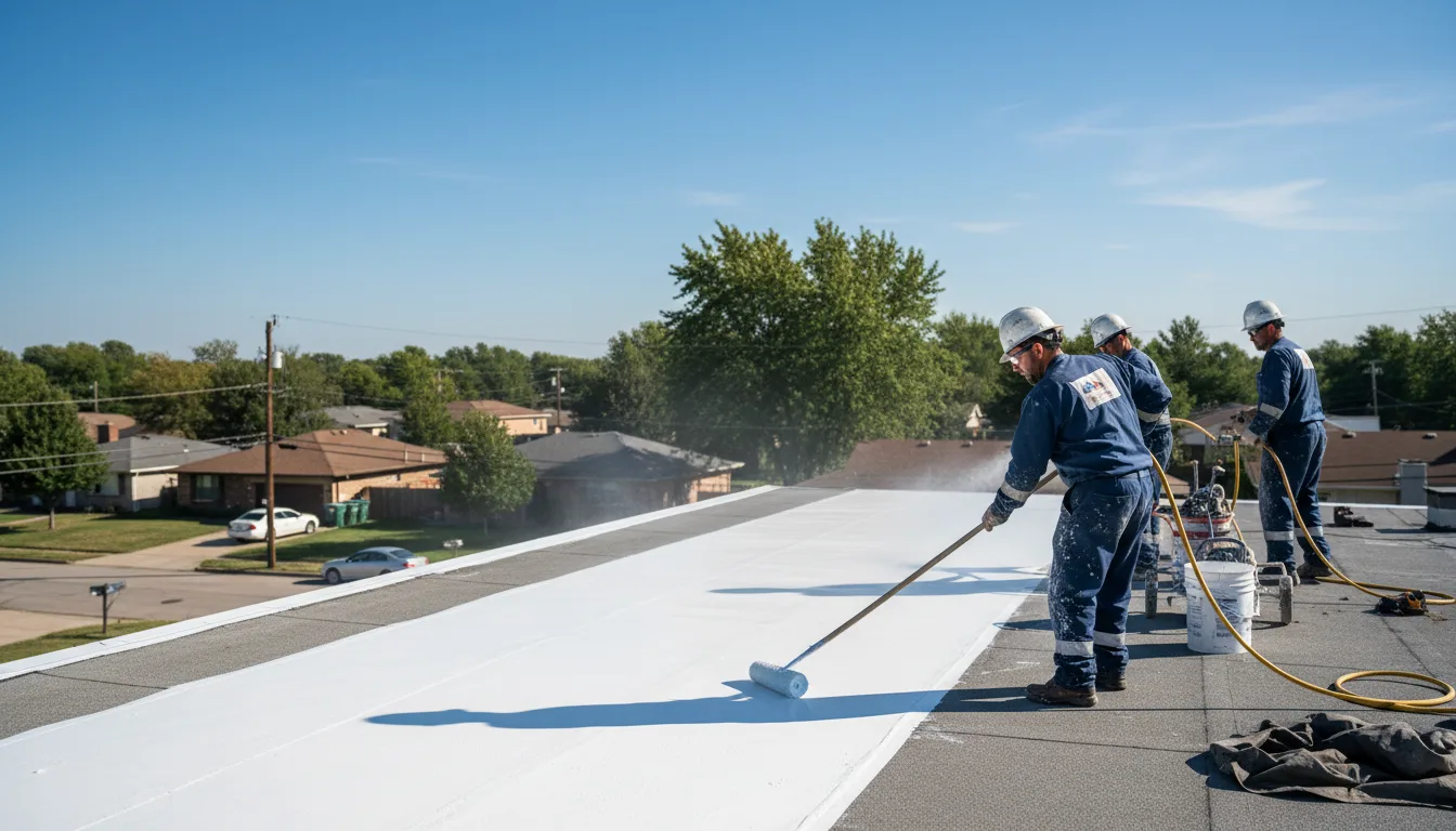 Commercial roof coating in Somerville, IN near me